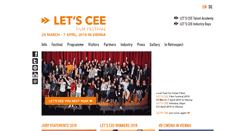 Desktop Screenshot of letsceefilmfestival.com